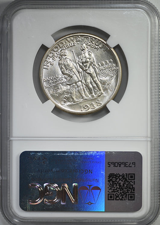 1938-D Boone Classic Commemorative Half Dollar 50C NGC MS67