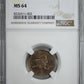 1858 Flying Eagle Cent 1C NGC MS64 - Large Letters