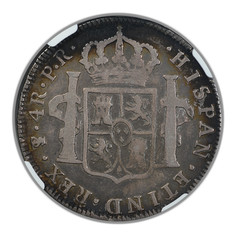 1777 PTS PR Bolivia 4R Reales NGC F12