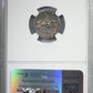 AD 14-37 Roman Empire Tiberius AR Denarius Lugdunum NGC Ancients VF - TONED!