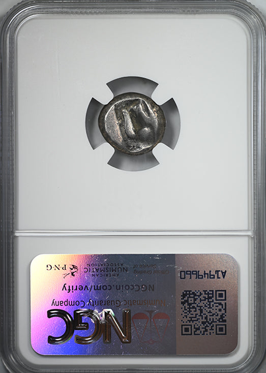 c.5th Century BC Achaemenid Empire AR Siglos Hero King w/ Bow NGC Ancients F