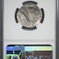 285/4-246 BC Ptolemaic Kingdom Ptolemy II AR Tetradrachm Eagle NGC Ancients Choice VF