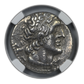 285/4-246 BC Ptolemaic Kingdom Ptolemy II AR Tetradrachm Eagle NGC Ancients Choice VF