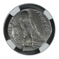 285/4-246 BC Ptolemaic Kingdom Ptolemy II AR Tetradrachm Eagle NGC Ancients Choice VF