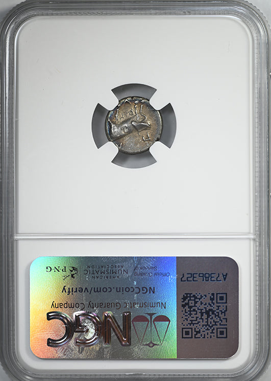 4th Century BC Mysia, Parium AR Hemidrachm Gorgon NGC Ancients AU - TONED!