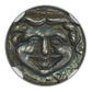 4th Century BC Mysia, Parium AR Hemidrachm Gorgon NGC Ancients AU - TONED!