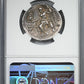 336-323 BC Kingdom of Macedon Alexander III AR Tetradrachm Heracles & Zeus NGC Ancients Choice VF