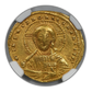 c.AD 946-959 Byzantine Empire Gold Constantine VII + Romanus II AV Solidus Christ NGC Ancients Choice VF