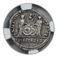 27 BC - AD 14 Augustus, Roman Empire AR Denarius Lugdunum NGC Ancients Choice VF
