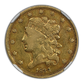1834 Classic Head Gold Half Eagle $5 NGC VF25 - Plain 4