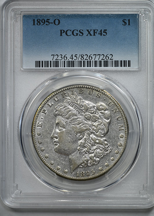 1895-O Morgan Dollar $1 PCGS XF45 Obverse Slab