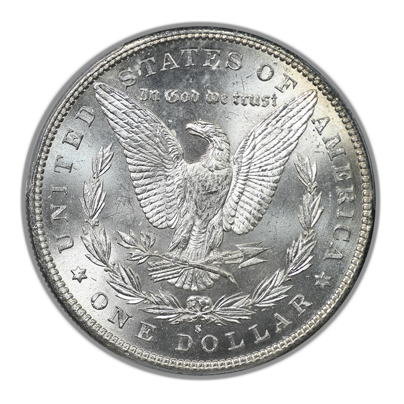 1885-S Morgan Dollar $1 PCGS MS63