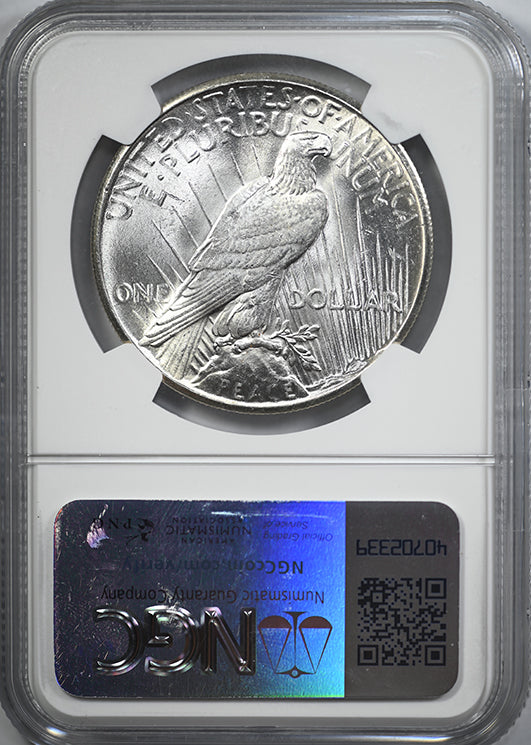 1926 Peace Dollar $1 NGC MS63