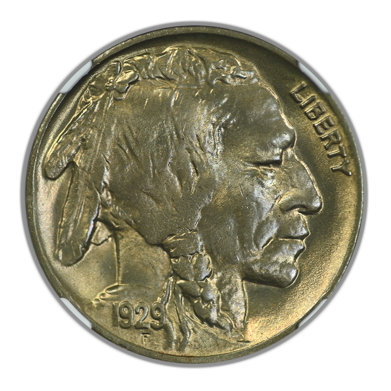 1929 Buffalo Nickel 5C NGC MS66