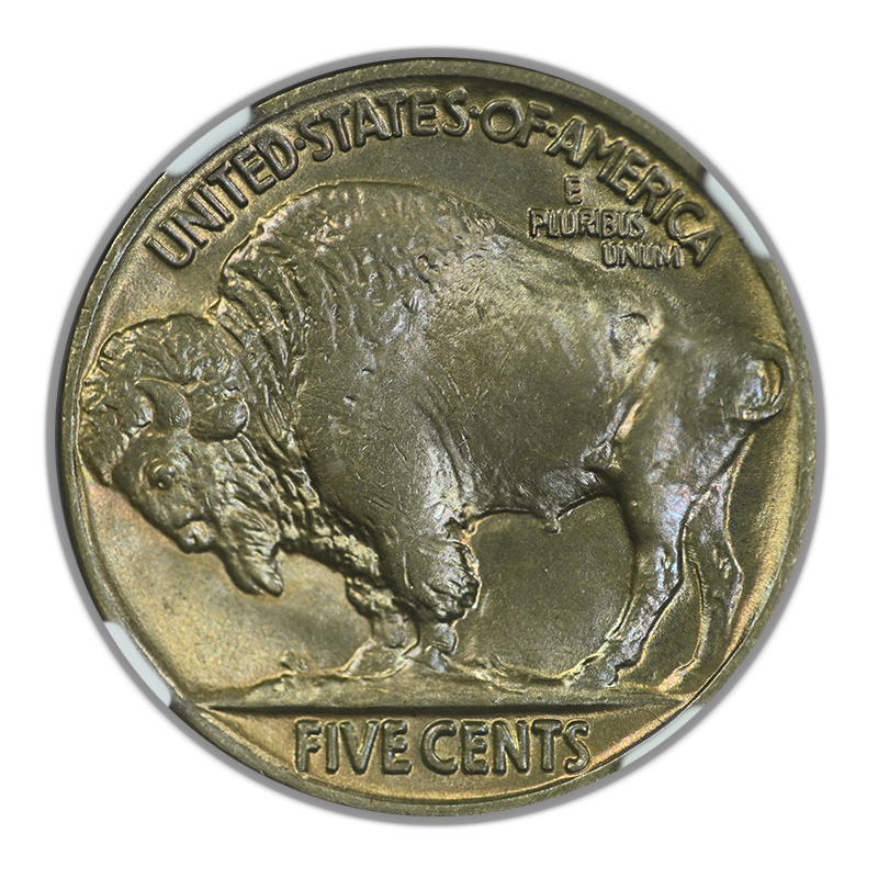 1929 Buffalo Nickel 5C NGC MS66