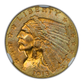 1913 Indian Head Gold Quarter Eagle $2.50 NGC MS63 CAC - NICE COLOR!