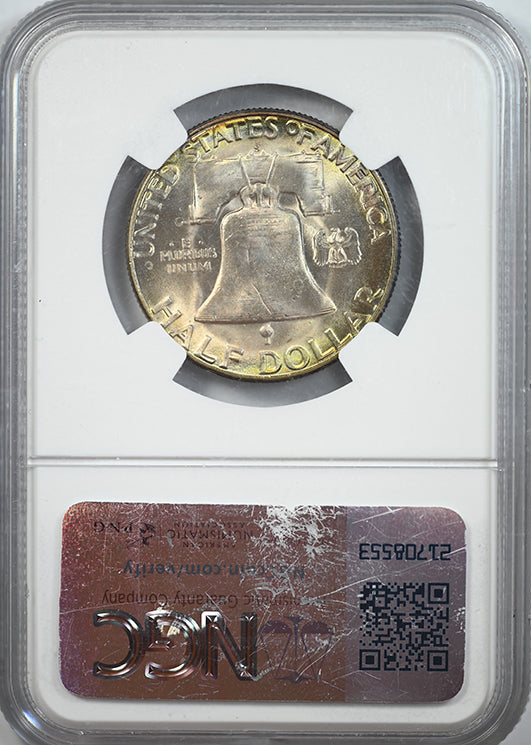 1951-S Franklin Half Dollar 50C NGC MS66 - TONED!