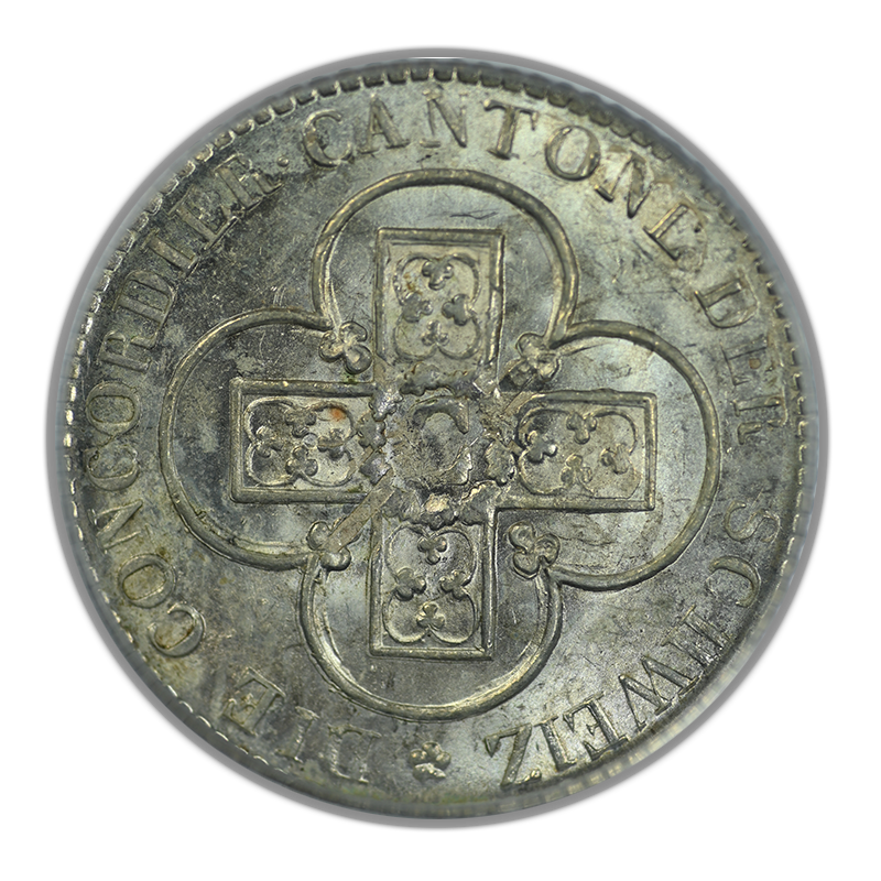 1826 Switzerland 2 1/2B Batz SW-Bern PCGS MS64 OGH