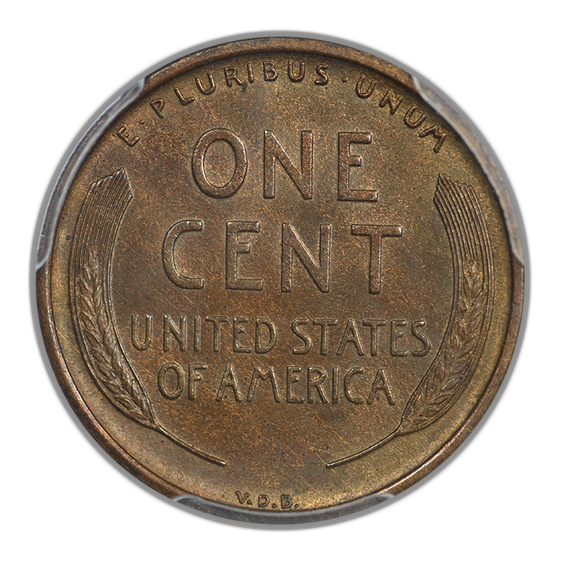 1909-S VDB Lincoln Wheat Cent 1C PCGS MS64BN