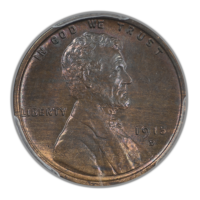 1915-D Lincoln Wheat Cent 1C PCGS MS65BN CAC