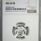 1929 Mercury Dime 10C NGC MS64FB - Full Bands