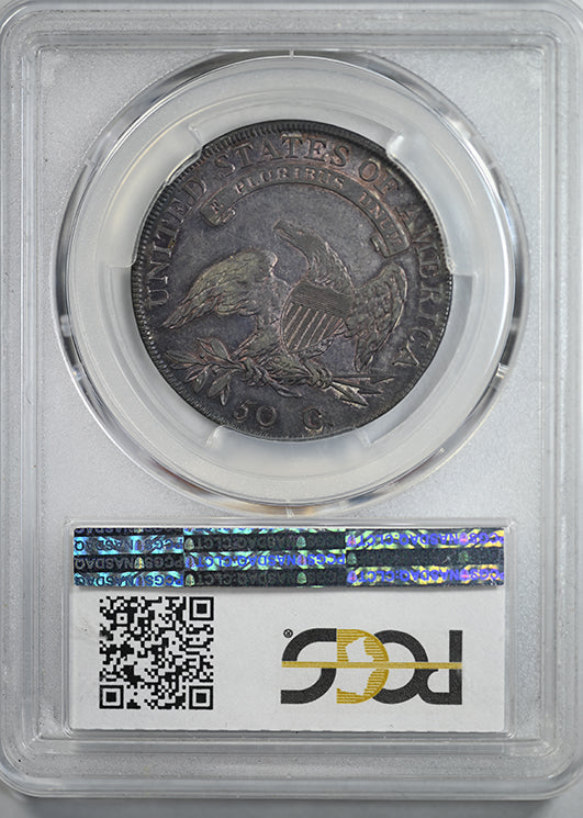 1807 Capped Bust Half Dollar 50C PCGS AU50 O-112 Large Stars 50/20