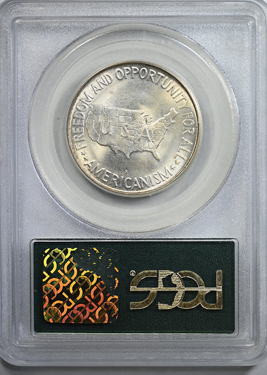 1954-S Washington Carver Classic Commemorative Half Dollar 50C PCGS MS64 CAC OGH - TAB TONED!