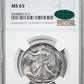 1946-S Walking Liberty Half Dollar 50C NGC MS65 CAC