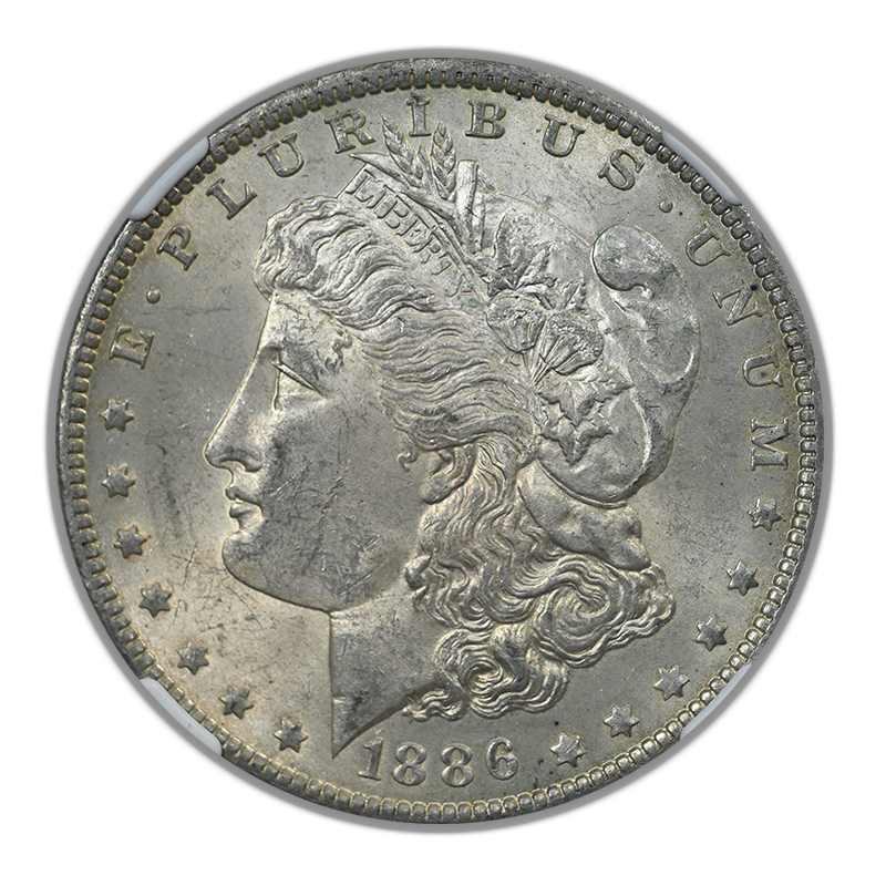 1886-O Morgan Dollar $1 NGC MS61