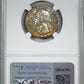 1958-D Washington Quarter 25C NGC MS66 CAC - RAINBOW TONED!