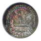1958-D Washington Quarter 25C NGC MS66 CAC - RAINBOW TONED!
