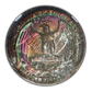 1958-D Washington Quarter 25C NGC MS66 CAC - RAINBOW TONED!