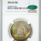 1958-D Franklin Half Dollar 50C NGC MS66FBL CAC - Full Bell Lines - RAINBOW TONED!