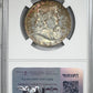 1958-D Franklin Half Dollar 50C NGC MS66FBL CAC - Full Bell Lines - RAINBOW TONED!
