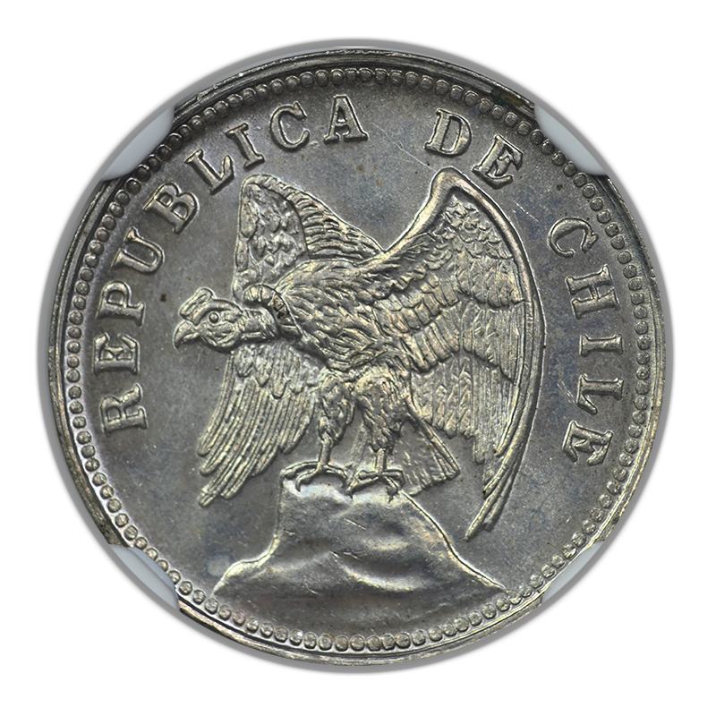 1938 SO Chile 5C Centavos NGC MS66