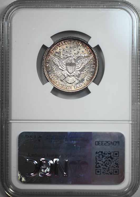 1898-O Barber Quarter 25C NGC AU58