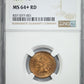 1877 Indian Head Cent 1C NGC MS64+RD