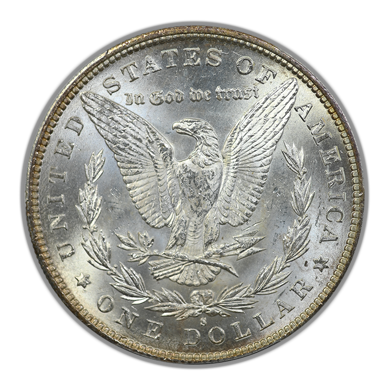 1891-S Morgan Dollar $1 PCGS MS63
