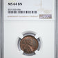 1931-D Lincoln Wheat Cent 1C NGC MS64BN