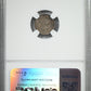 1901 Great Britain Silver 2P Pence Maundy NGC AU58