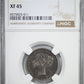 1871 Great Britain 1S Shilling NGC XF45