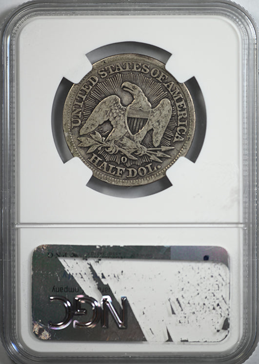 1853-O Liberty Seated Half Dollar 50C NGC F15 - Arrows & Rays