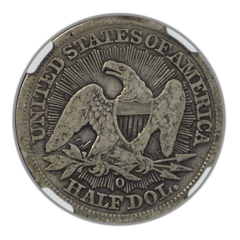 1853-O Liberty Seated Half Dollar 50C NGC F15 - Arrows & Rays