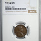 1924-D Lincoln Wheat Cent 1C NGC VF35BN