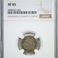 1888 Three Cent Nickel Piece 3CN NGC XF45