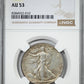 1933-S Walking Liberty Half Dollar 50C NGC AU53