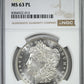 1884-O Morgan Dollar $1 NGC MS63PL - Prooflike