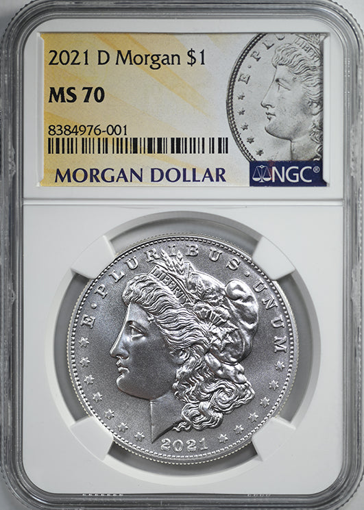 2021-D Morgan Dollar $1 NGC MS70