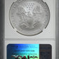 2008-W Burnished American Silver Eagle S$1 NGC MS69 - Reverse of 2007