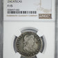 1821 Z RG Mexico 2R Reales Zacatecas NGC F15